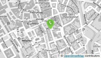 Bekijk kaart van Parkeergarage Korte Nieuwstraat in Utrecht