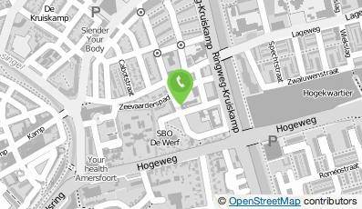 Bekijk kaart van sbo Dr. M. van der Hoeve - Magelhaenstraat in Amersfoort