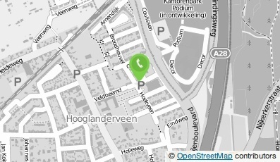 Bekijk kaart van Pedagogisch Zorg- en Adviesbureau CARE in Hooglanderveen