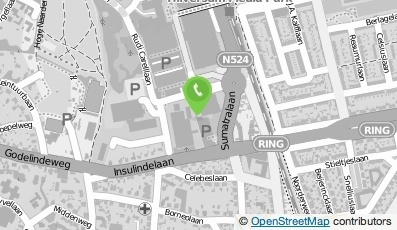 Bekijk kaart van Nederlandse Omroep Stichting (bij afkorting genaamd NOS) in Hilversum