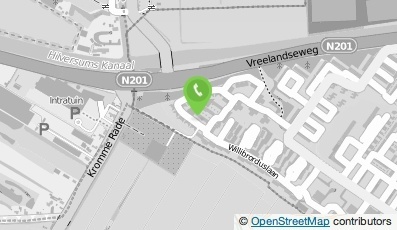 Bekijk kaart van Dragstra Prakt. voor Vegatest, Electro accup. & Radtstherapie in Hilversum