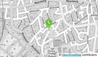 Bekijk kaart van Vereniging van Eigenaren Kom van Biegel I te Bussum in Arnhem