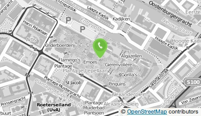 Bekijk kaart van Europese Vereniging van Dierentuinen en Aquaria in Amsterdam