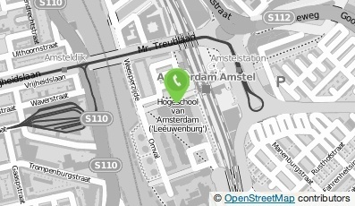Bekijk kaart van Amsterdamse Studenten Vereniging Leeuwenburg in Amsterdam