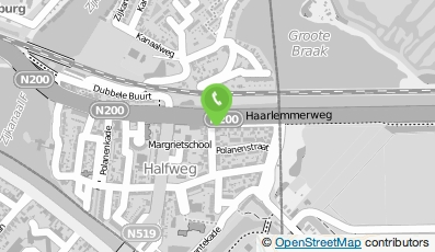 Bekijk kaart van Andries van der Veen Holding B.V. in Halfweg