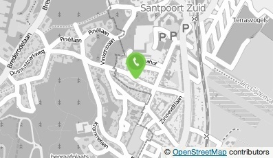 Bekijk kaart van Schoonheidssalon Ingeborg Ebbinge in Santpoort-Zuid