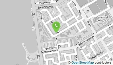 Bekijk kaart van Van der Zwaard Paramedisch Adviesbureau B.V. in Aalsmeer