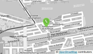 Bekijk kaart van RK Basisschool De Achthoek in Amsterdam