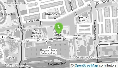 Bekijk kaart van Geert Groote College Amsterdam in Amsterdam