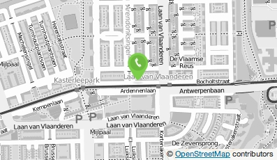 Bekijk kaart van Gezondheidscentrum Vlaanderen in Amsterdam