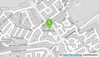 Bekijk kaart van Oudervereniging van Basisschool 'Het Kofschip' in Ouderkerk aan de amstel