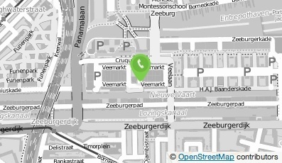 Bekijk kaart van dependance/Stafbureau  in Amsterdam