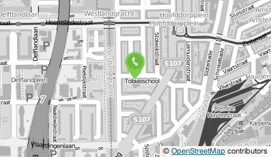 Bekijk kaart van Tobiasschool  in Amsterdam