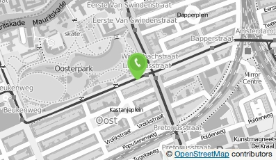 Bekijk kaart van Praktijk Oosterpark Tradition. Acupunct. & Welzijn in Amsterdam