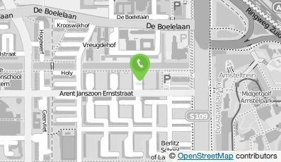 Bekijk kaart van Mensendieck praktijk Buitenveldert in Amsterdam