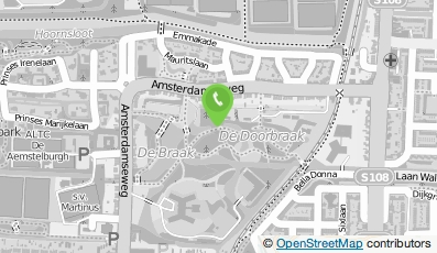 Bekijk kaart van De Braak (gem. Amstelveen) in Amstelveen