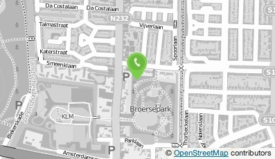 Bekijk kaart van Bedrijfsgebouw Groen Broersepark in Amstelveen