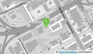 Bekijk kaart van Dienst IVV Materiaaldienst/ gladheidsbestrijding in Amsterdam