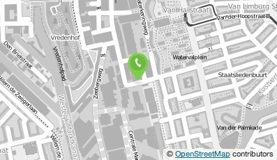 Bekijk kaart van Stadsdeel West, stadsdeelwerf rayon 2 in Amsterdam