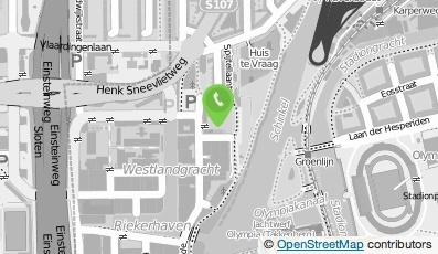 Bekijk kaart van Stadsdeelwerf Generaal Vetterstraat in Amsterdam