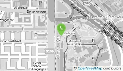 Bekijk kaart van Stadsdeelwerf Amstelpark (Stadsdeel Zuid) in Amsterdam