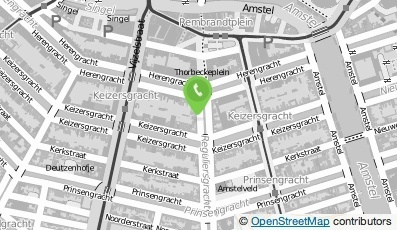 Bekijk kaart van Reguliersgracht, praktijk voor psychologische hulpverlening & psychotherapie in Amsterdam