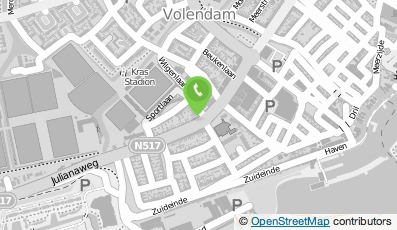 Bekijk kaart van S. van den Berg in Volendam