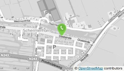 Bekijk kaart van VvE App.geb. Oosterweidestraat te Schermerhorn, gem. Schermer in Schermerhorn