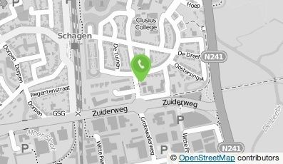 Bekijk kaart van Praktijk voor Osteopathie Hoep-Zuid Schagen in Schagen