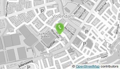 Bekijk kaart van Praktijk voor Fysio/ Orthomanuele Ther. 'Schilder' in Volendam