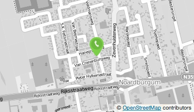 Bekijk kaart van Uitvaartvereniging Noordbergum en omstreken in Noardburgum