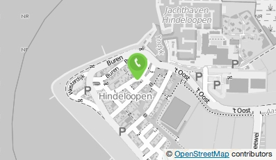 Bekijk kaart van Folkloristische Zang- en Dansgroep 'Aald Hielpen' in Hindeloopen