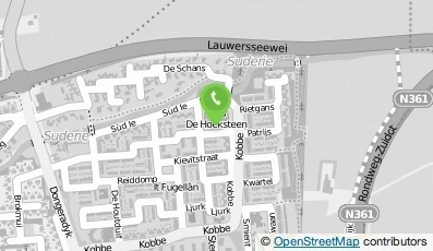 Bekijk kaart van Christelijke Basisschool De Hoeksteen in Dokkum
