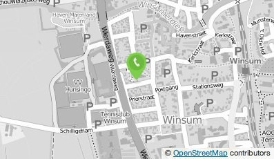 Bekijk kaart van Hockeyclub Winsum in Winsum (Groningen)