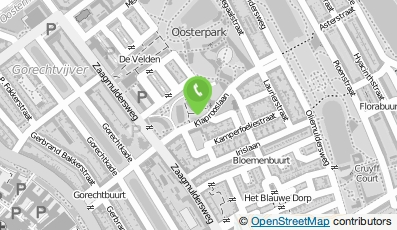 Bekijk kaart van Bewonersorganisatie Oosterpark in Groningen