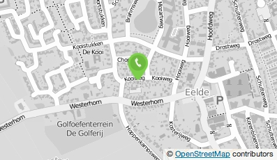 Bekijk kaart van Buurtvereniging 'West End'  in Eelde