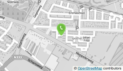 Bekijk kaart van P.C.B.S. Anne Frank locatie Oosterboer in Meppel