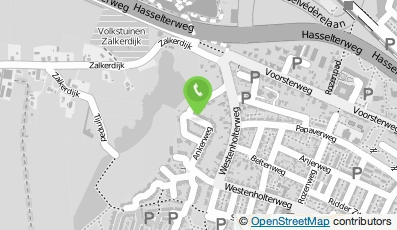 Bekijk kaart van Zwolsche Badminton Club in Wezep