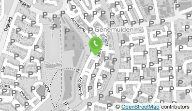 Bekijk kaart van Postduivenhoudersvereniging 'De Snelvliegers' in Genemuiden