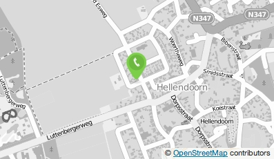 Bekijk kaart van Muziekvereniging K.S.W. in Hellendoorn