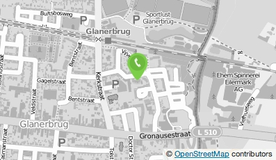 Bekijk kaart van De Wonne Glanerbrug in Enschede