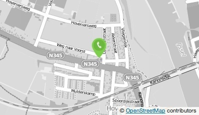 Bekijk kaart van Postduivenvereniging 'De Hoven' in Zutphen
