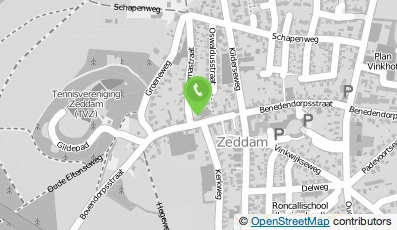 Bekijk kaart van Tennisvereniging Zeddam in Zeddam