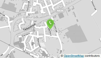 Bekijk kaart van Tennisclub Valburg Overbetuwe in Valburg