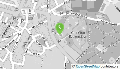 Bekijk kaart van Golfclub Roobeek in Helden