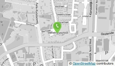 Bekijk kaart van Wilhelminaschool  in Helmond
