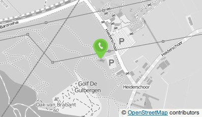 Bekijk kaart van Golfclub De Gulbergen in Mierlo