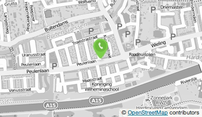 Bekijk kaart van Korfbalvereniging Vriendenschaar in Hardinxveld-Giessendam