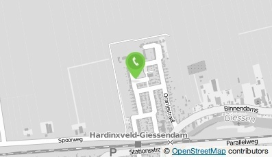 Bekijk kaart van Wandelsportvereniging De Gondeliers in Hardinxveld-Giessendam