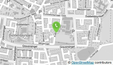 Bekijk kaart van Tennisclub Dubbeldam in Dordrecht